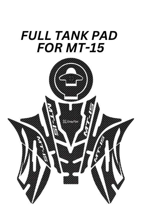 Full Tank Pad Compatible with MT-15 | MT-15 Sticker, Pack Of 1